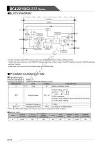 XCL222B361ER-G Datasheet Page 2