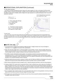 XCL222B361ER-G Datasheet Page 9