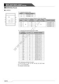XCL222B361ER-G Datasheet Page 18