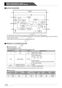 XCL224B363D2-G Datasheet Page 2