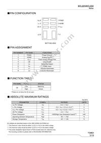 XCL224B363D2-G Datasheet Page 3