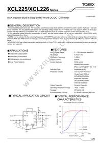 XCL226B0K1H2 Datasheet Cover