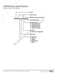 XHP35A-0R-12-0D0BE457E Datasheet Page 3