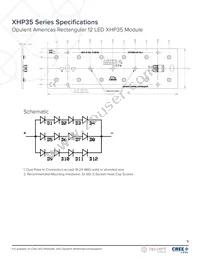 XHP35A-0R-12-0D0BE457E Datasheet Page 9
