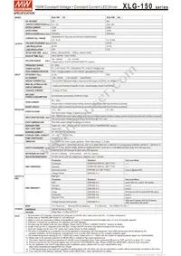 XLG-150-H-AB Datasheet Page 2