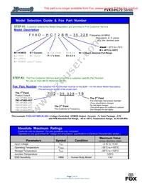 XLH72V016.875000I Datasheet Page 2