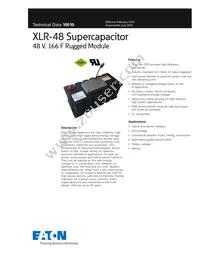 XLR-48R6167-R Datasheet Cover