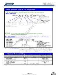 XLX73V101.000000X Datasheet Page 2