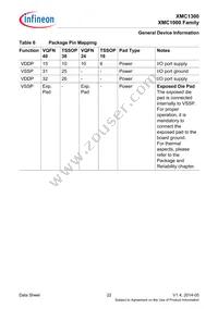 XMC1302T038X0016AAXUMA1 Datasheet Page 22