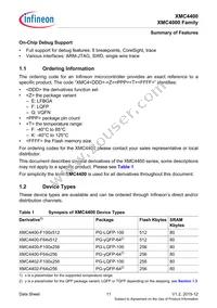 XMC4400F64F512ABXQMA1 Datasheet Page 11