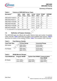 XMC4400F64F512ABXQMA1 Datasheet Page 13
