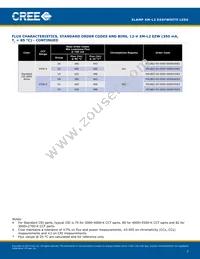 XMLBEZ-02-0000-0D00V340F Datasheet Page 7