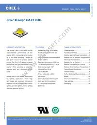 XMLBWT-00-0000-0000T5051 Datasheet Cover