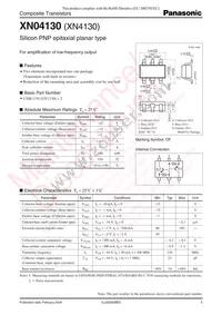 XN0413000L Datasheet Cover