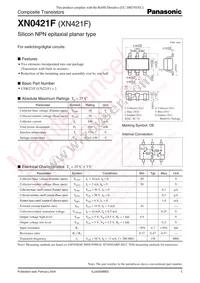 XN0421F00L Datasheet Cover