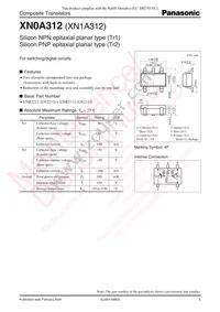 XN0A31200L Datasheet Cover