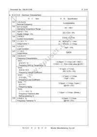 XNCLH10M000CHJA2P0 Datasheet Page 2