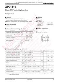 XP0111600L Datasheet Cover