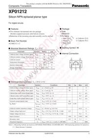 XP0121200L Datasheet Cover