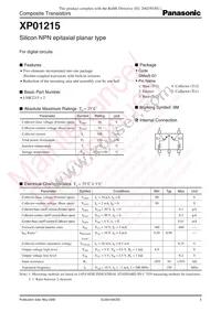 XP0121500L Datasheet Cover