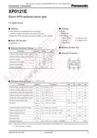 XP0121E00L Datasheet Cover