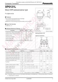 XP0121L00L Datasheet Cover