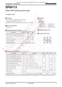 XP0411300L Datasheet Cover