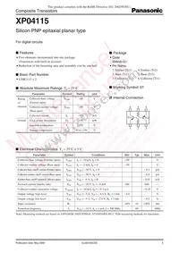 XP0411500L Datasheet Cover