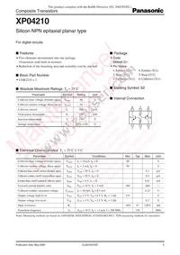 XP0421000L Datasheet Cover