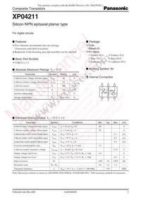 XP0421100L Datasheet Cover