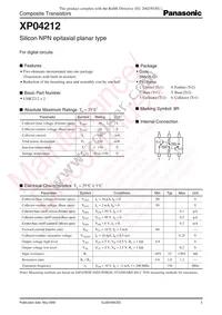 XP0421200L Datasheet Cover