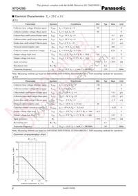 XP0428600L Datasheet Page 2