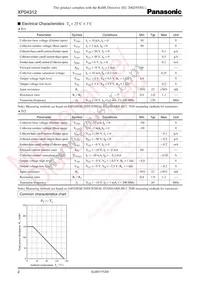 XP0431200L Datasheet Page 2