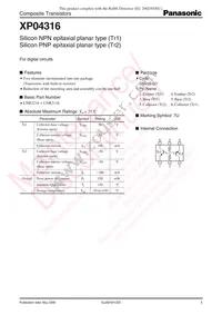 XP0431600L Datasheet Cover