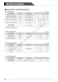 XP152A12C0MR-G Datasheet Page 2
