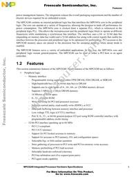 XPC8240LVV200E Datasheet Page 3