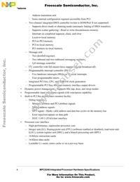 XPC8240LVV200E Datasheet Page 4