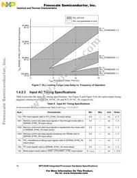 XPC8240LVV200E Datasheet Page 14