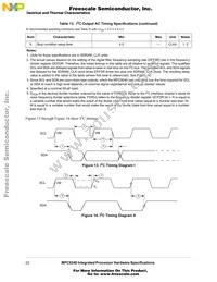 XPC8240LVV200E Datasheet Page 22