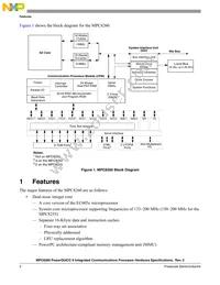 XPC8260ZUIHBC Datasheet Page 2