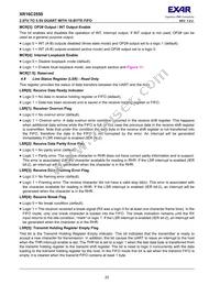 XR16C2550IJTR-F Datasheet Page 22