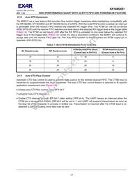 XR16M2651IM48TR-F Datasheet Page 17