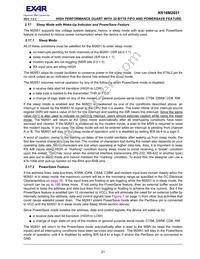 XR16M2651IM48TR-F Datasheet Page 21