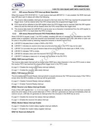 XR16M554IL48TR-F Datasheet Page 21