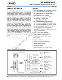 XR16M564IV80TR-F Datasheet Cover
