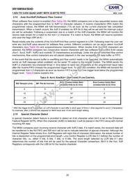 XR16M564IV80TR-F Datasheet Page 20