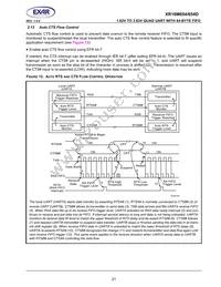 XR16M654IV80TR-F Datasheet Page 21