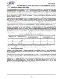 XR16V2551IMTR-F Datasheet Page 19