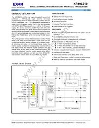 XR19L220IL40TR-F Datasheet Cover