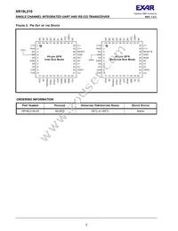 XR19L220IL40TR-F Datasheet Page 2